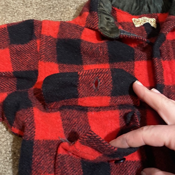 Wmns 70s Vintage Flannel Shirt - Picture 2 of 10